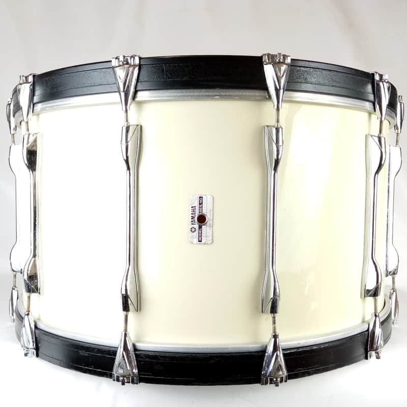 Yamaha Piano White 14x28" Bass Drum MB828U Tour Custom Model Japan Vintage 80s image 1