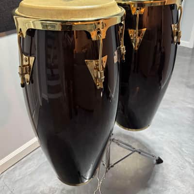 LP Caliente 11" and 12" Conga Set with Stands & Cases image 3