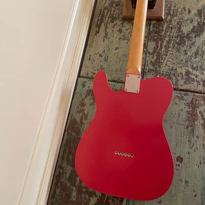 2022 Partscaster / Barncaster T-Type - Fiesta Red Nitro - Pine Body - P90 - Bigsby B5 image 20