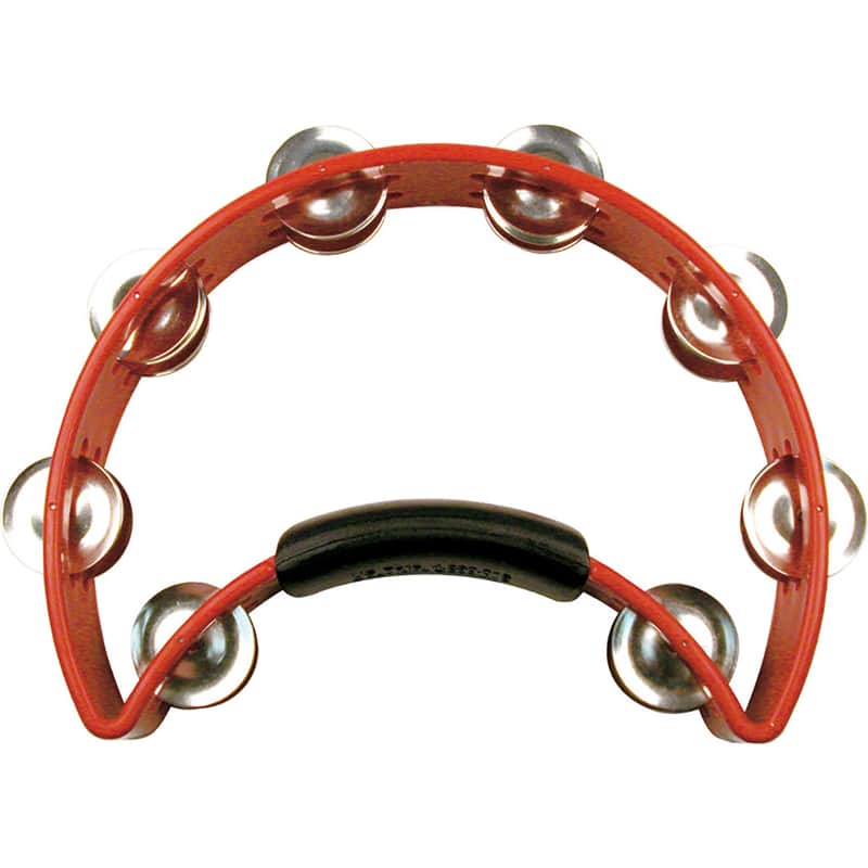 RhythmTech RT1030 Handheld Tambourine w/ Nickel Jingles image 1