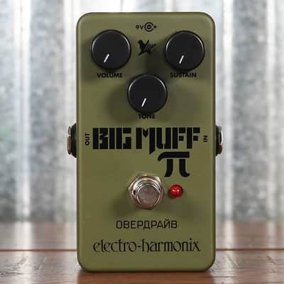 Electro-Harmonix EHX Green Russian Big Muff Distortion Sustainer Guitar & Bass Effect Pedal image 2