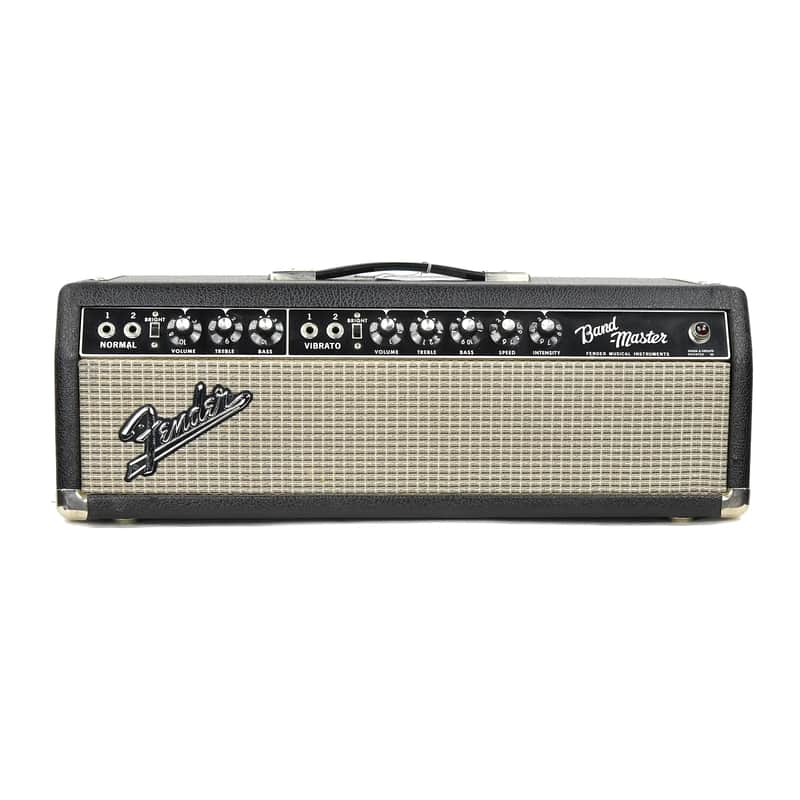 Fender Black Panel Bandmaster 40-Watt 2-Channel Guitar Amp Head 1963 - 1967 image 1