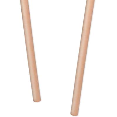 2 Pcs Wood Percussion Sticks 8'' Wood Rhythm Sticks for Kids Mallets Percussion Sticks Xylophone Mallets Glockenspiel Mallets with Wood Handle Rhythm Sticks Drum Sticks for Chime Glockenspiel Bells image 1