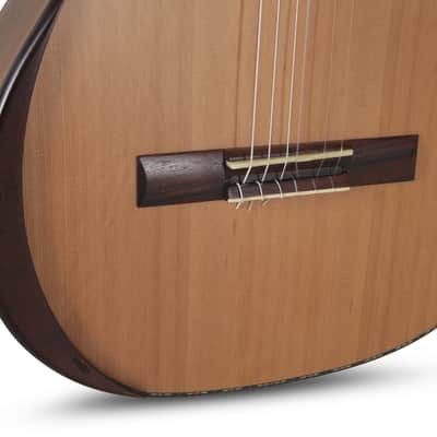 Manuel Rodriguez E-C MAGISTRAL Series All Solid 4/4 Size Armrest Solid Cedar Top Nylon 6-String Classical Acoustic Guitar image 6