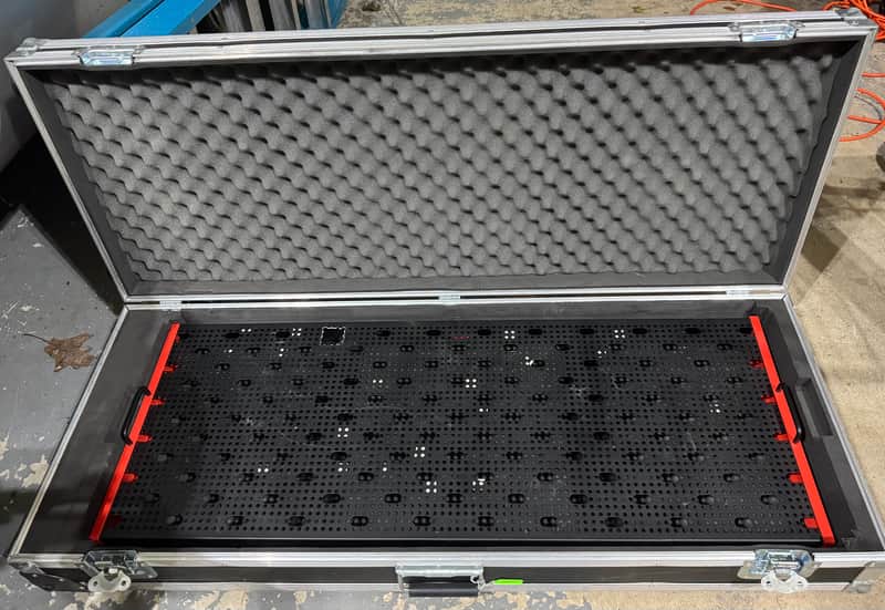 Temple Audio TRIO 43 TR Pedalboard 2010s - Temple Red image 1