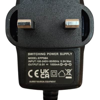 Effects Pedal Power Supply Power Supply + 5 Way Splitter Cable 9V image 2
