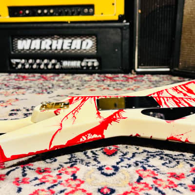1984 Aria Pro II ZZ Limited Edition Blood Series “Bloody White” - Made In Japan image 17