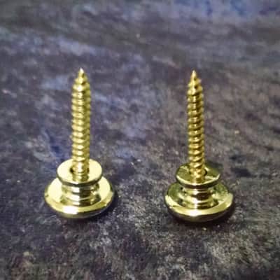 1990s Ibanez Strap Buttons chrome image 3
