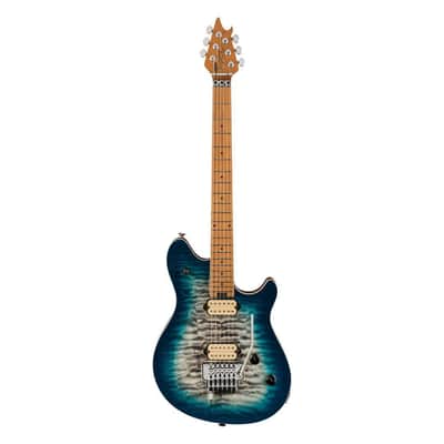 EVH Wolfgang Special Transactional QM 6-String Right-Handed Electric Guitar with Basswood Body and Baked Maple Fingerboard (Indigo Burst) image 1