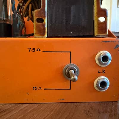 1969 Orange Matamp ORST50 Serial #008 w/ Matching 4x12 image 13