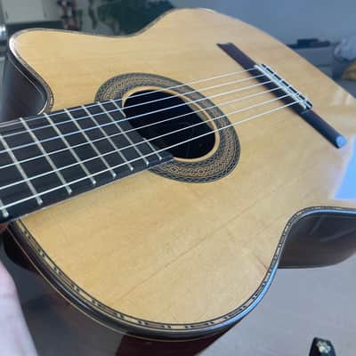 Hans Schmidt  Cr-1 1998 Natural nylon classical acoustic electric image 1