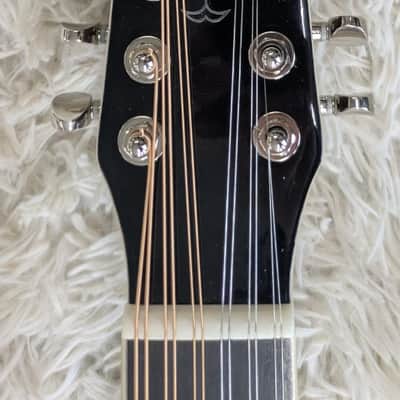 Tagima Sierrena XII EQ BK Acoustic Electric  12 String Guitar, Black Gloss image 4