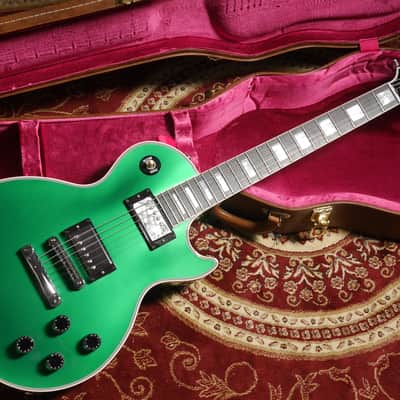 Gibson Custom Shop Order Custom Collection Les Paul Custom Planet Green Metallic-2016 image 16