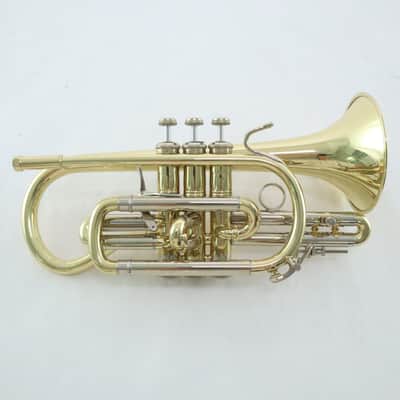 Bach Model 184ML Stradivarius Shepherd's Crook Cornet SN 766340 SUPERB image 2