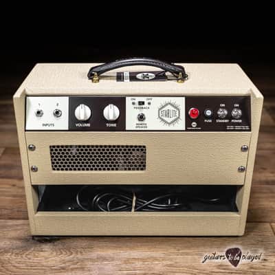 Magnatone Starlite 1x8" 5 Watt Class A Combo Amp w/ Cover – Blonde w/ Oxblood image 4