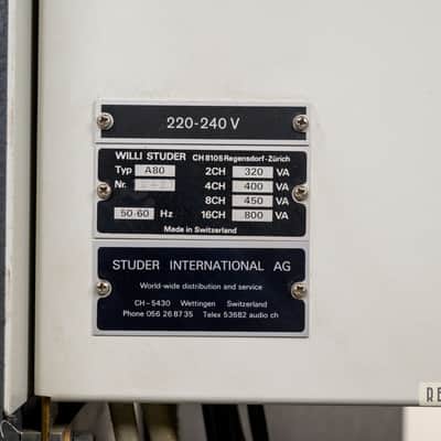 Studer A80-MK II 1/2-inch 4-track Tape Machine image 7