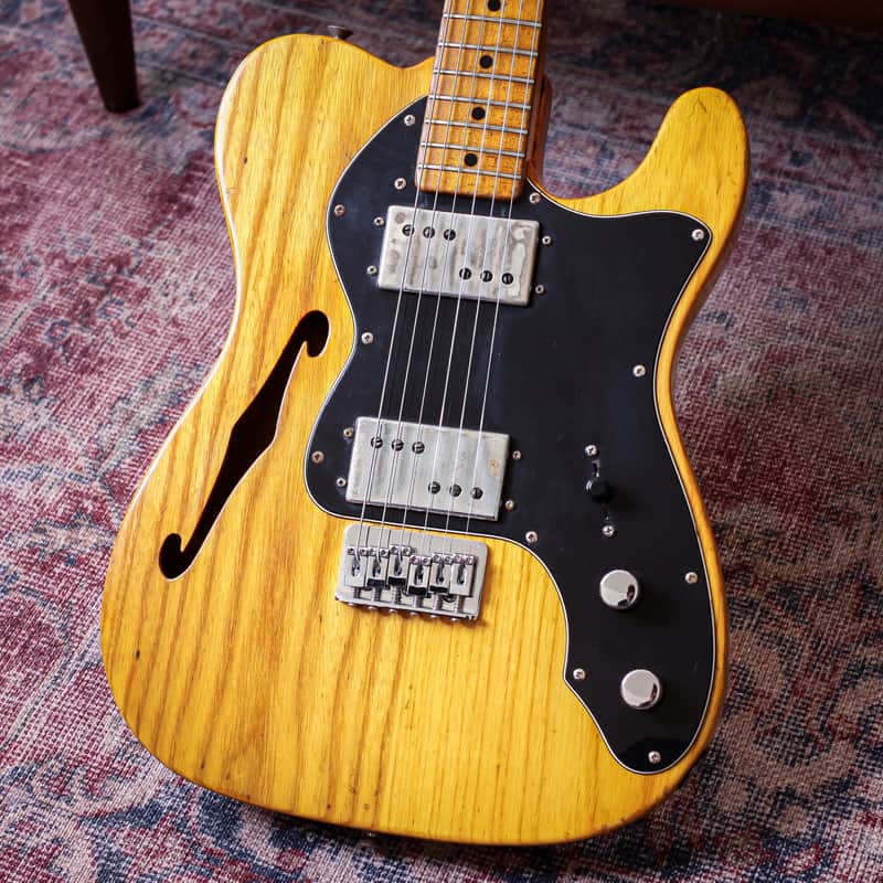 1973 Fender Telecaster Thinline Natural image 1