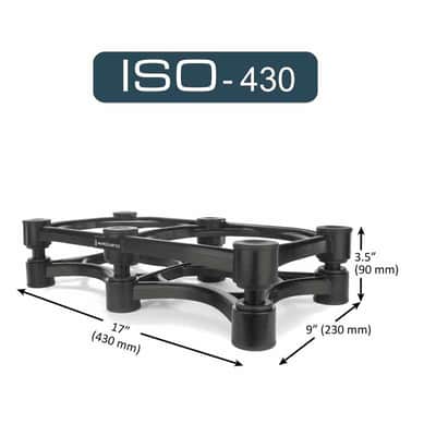 ISOACOUSTICS ISO430 Support pour moniteur / ampli type guitare / basse image 2