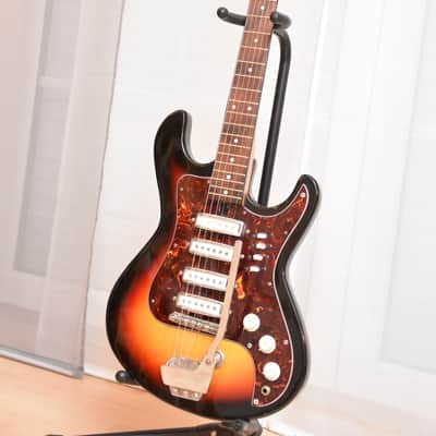 Teisco Hertiecaster EG-404 T – 1960s Vintage Japan Solidbody Guitar / Gitarre image 3