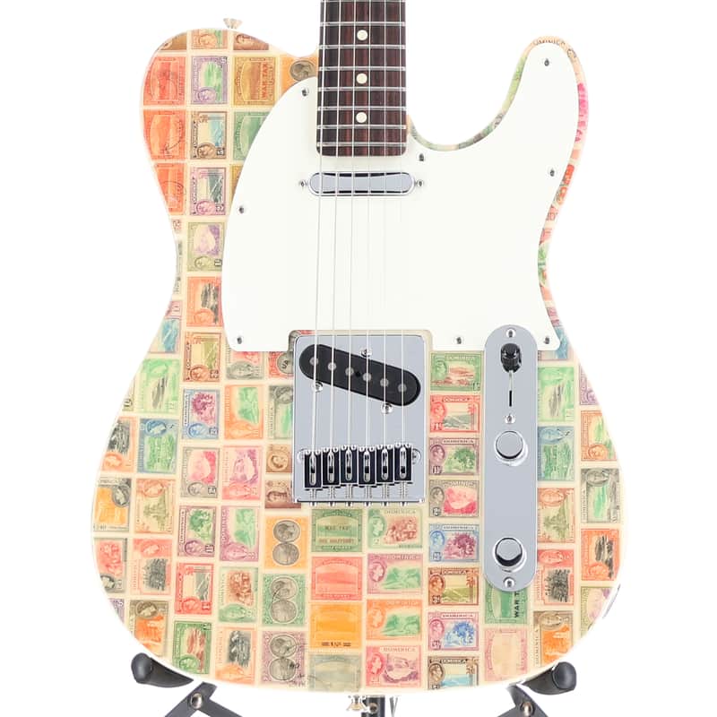 Fender Custom Shop World Stamp Collection Telecaster Electric Guitar - Commonwealth of Dominica, Limited Run (BB10) (69827) image 1