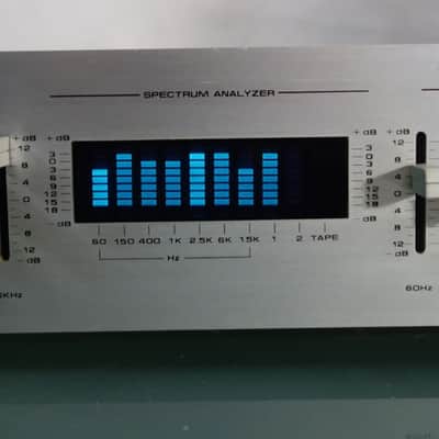BST 7-Band Stereo Graphic Equalizer CK20ES + Spectrum analyzer - égaliseur graphique vintage image 5