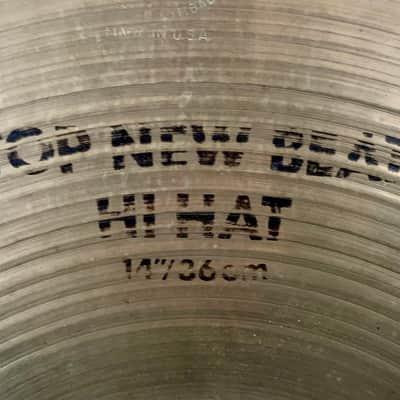 Zildjian New Beat 14” Hi Hat Set - VG Condition - 974/1424 Grams image 5