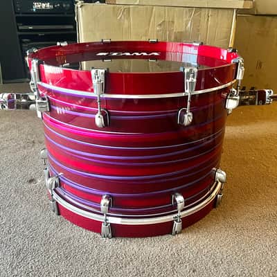 Tama Starclassic Walnut/Birch Bass Drum 22” x 14” in Lacquer Phantasm Oyster 2025 - Lacquer Phantasm Oyster image 4