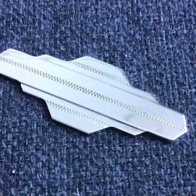 Gibson L-5 tailpiece silver medallion inserts Replica L5 image 1