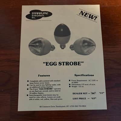 Farralane Lighting and Audio Catalog, Flyers and Pricing, 1983 image 13