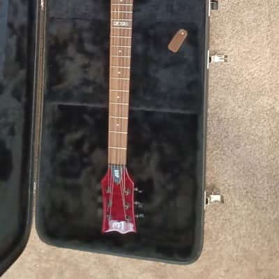 ESP EC100QM with EMG select Pickup in the Bridge Position - Excellent Condition Candy Apple Red Gloss image 7