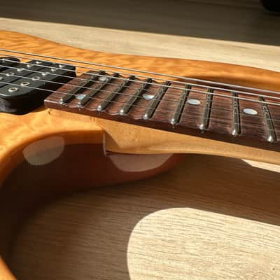 Ibanez USA Custom UCEWQM Exotic Woods 1992 - Natural image 14