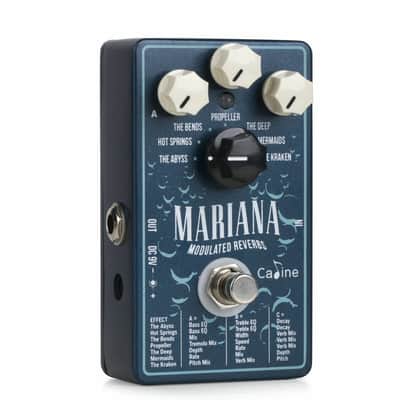 Caline CP-507 "MARIANA" Reverb Modulation Multi Effect Pedal,  FREE PICK + HOLDER+ FREE SHIP USA image 3
