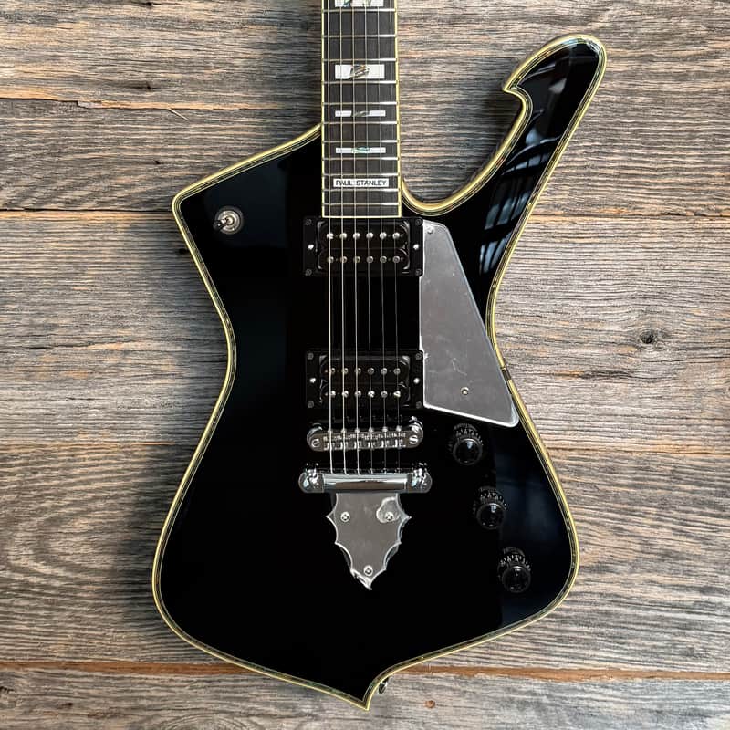 Ibanez PS10BK Paul Stanley Signature Electric Guitar - Black image 1