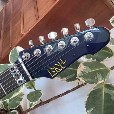 ESP M-III CUSTOM SHOP Cyber Joint Prototype Ash & Mahogany HSS Super Strat FR Floyd Rose Mirage II Guitar image 15