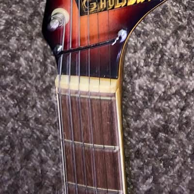 Vintage holiday Double cut electric guitar made in japan image 3