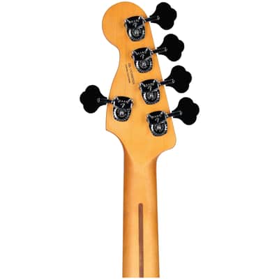 Fender American Ultra II Jazz V 5-String Electric Bass, Avalanche, with Case image 8