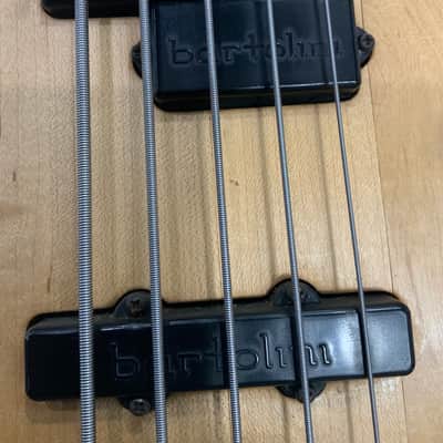 Pedulla Bass MVP-5 1980’s - Natural finish Active Please Read image 9