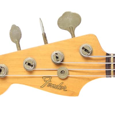 1987 Fender Jazz Bass 62 Reissue Lefty black image 5