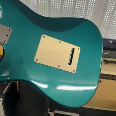 Fender American Standard Stratocaster with Matching Headstock, Rosewood Fretboard 1995 - Ocean Turquoise image 11