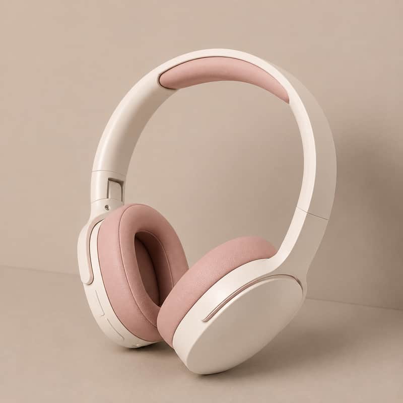 P2961 Wireless Bluetooth 5.3 Headphones – HiFi Stereo Over-Ear Headset with Microphone for iPhone, Samsung, Gaming & Music image 1