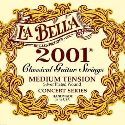 LA BELLA 2001 MEDIUM Classical Guitar Strings image 1