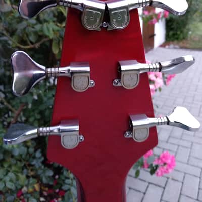 Alembic Spoiler 6-String Bass 1989 rot image 9