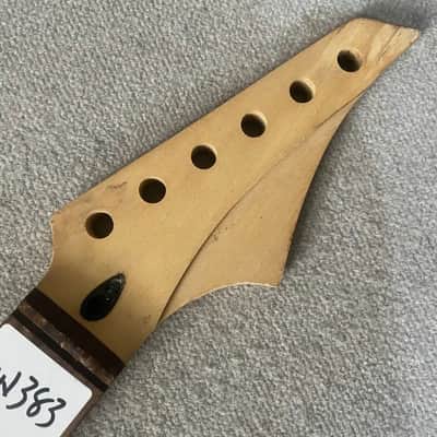 24 Frets Maple Wood Guitar Neck, Rosewood Fingerboard image 4