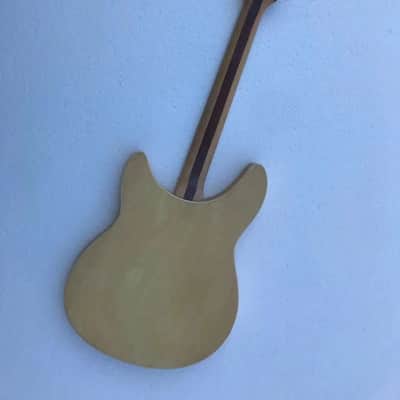 Unfinished 12 String Electric Guitar Body with Neck and Rosewood Fingerboard image 2