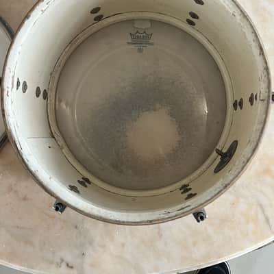 Ludwig Keystone Badge 12x8 Tom Pre-serial '60 - Gold Sparkle image 6