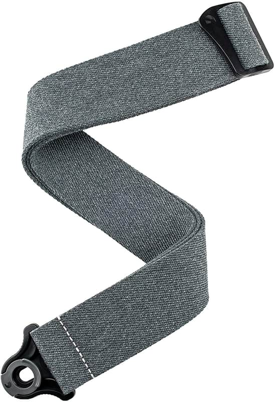 D'Addario 50BAL04 Auto Lock Guitar Strap - Skater Grey image 1