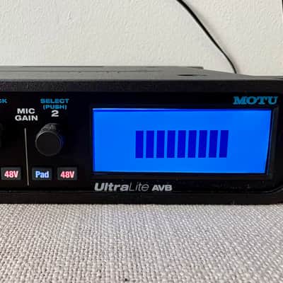 2 x MOTU UltraLite AVB: 18 x 18 USB / AVB audio interface, w/coupler & rack ears image 5