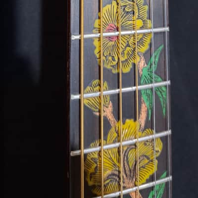 Blueberry NEW IN STOCK Handmade Acoustic Guitar Grand Concert Butterfly image 5