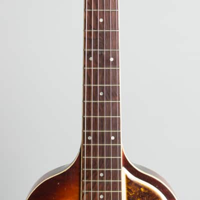 Slingerland Songster Model 401 Solid Body Electric Guitar, c. 1936, ser. #152, chipboard case. image 8