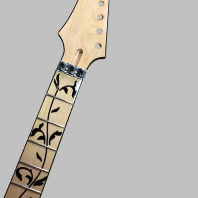 GUITAR NECK - IBANEZ Wizard II - RG370DX - Black - White Binding
